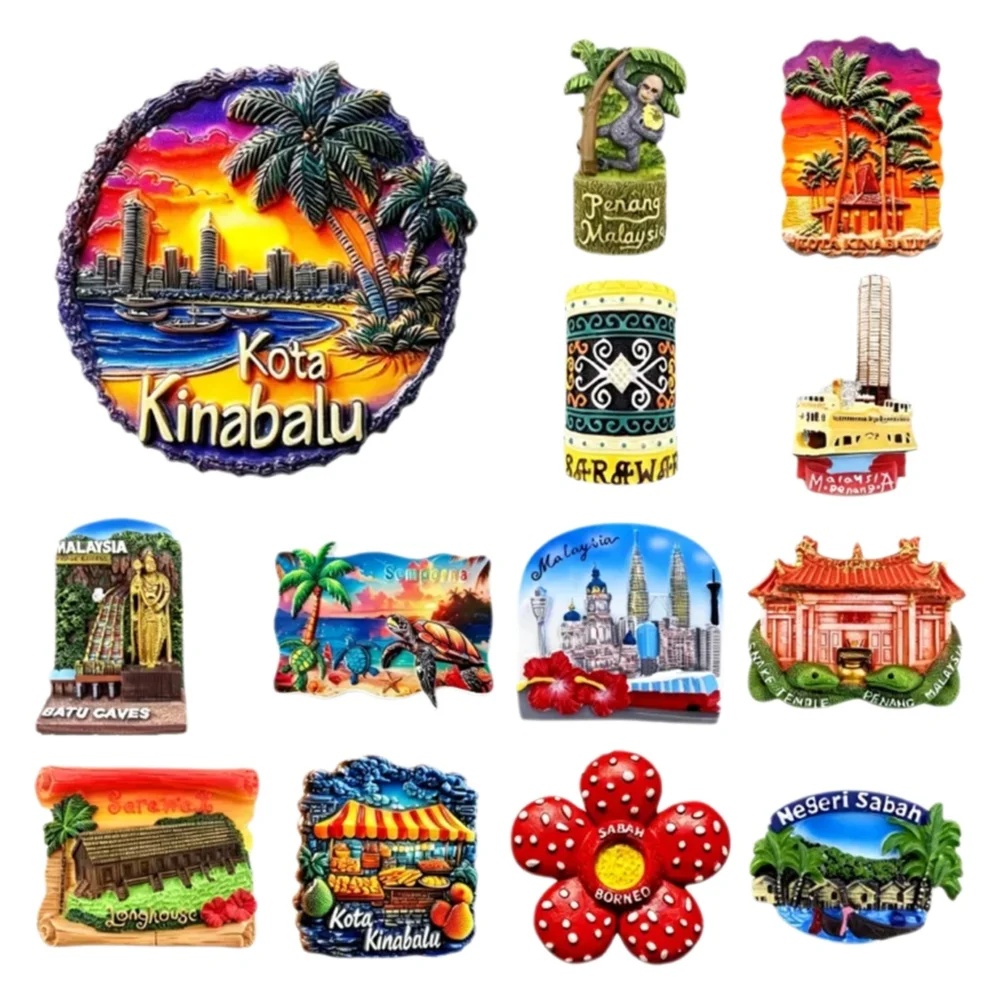 Malaysia 3D Fridge Magnets, Ku - Home Decor Kuala Lumpur recension och pris